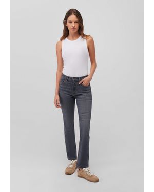 Mavi Straight-Jeans KENDRA gerde Form - Grau