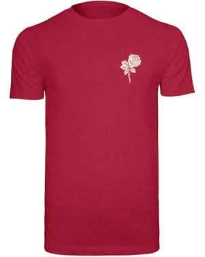 Mister Tee Kurzarmshirt Wasted Youth Tee (1-tlg) - Rot