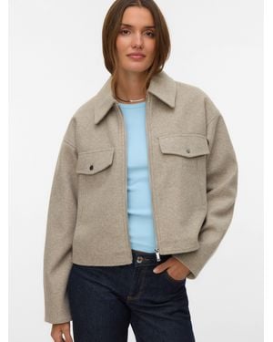 Vero Moda Kurzjacke VMFORTUNEFREJ SHORT JACKET GA BOO - Natur