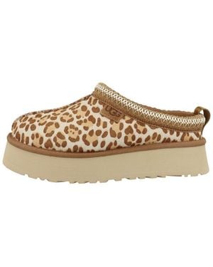 UGG Tazz Plains Damen Hausschuh Pantoffeln, Slipper, Schlappen, Latschen, Hüttenschuhe - Mettallic