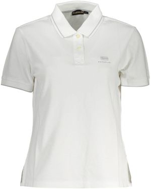 Napapijri Kurzarm-Poloshirt Weiß: Eleganz mit