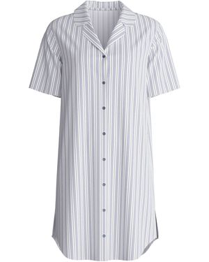 CALIDA Nachthemd Striped Dreams - Weiß
