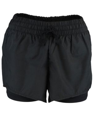 Trendyol Shorts (1-tlg) Drapiert/gerafft - Schwarz