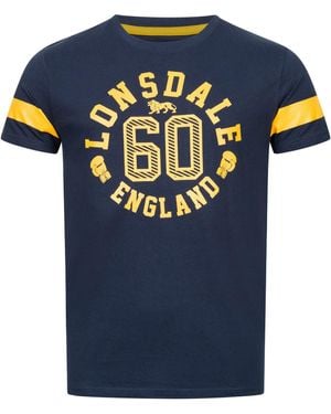Lonsdale London T-Shirt Askerswell - Blau