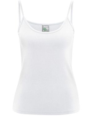 HempAge Shirttop DH872 Elastisches Traegertop - Weiß