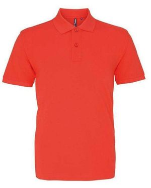 Asquith & Fox Poloshirt Polohemd Pique aus Baumwolle Polo Sommer - Rot