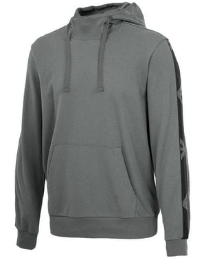 Emporio Armani Hoodie Felpa Loungewear Mit Markendetails - Grau