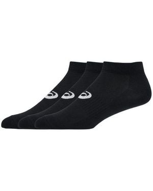 Asics Laufsocken 3 Pack Ankle Sock Atmungsaktiv, Gedämpfte Sohle, Anatomische Passform - Schwarz