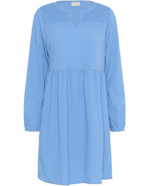 Kaffe Blusenkleid Kleid KAlinda - Blau