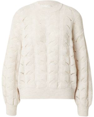 Guido Maria Kretschmer Strickpullover Tania (1-tlg) Lochmuster - Weiß