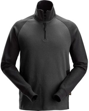 Snickers Workwear Rundhalspullover 2-Farben HZ Sweatshirt - Grau