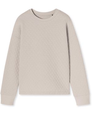 Schiesser Mix & Relax Sweatshirt pulli pullover - Weiß