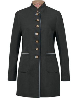 Reitmayer Longblazer Gehrock mit Kontrast - Schwarz