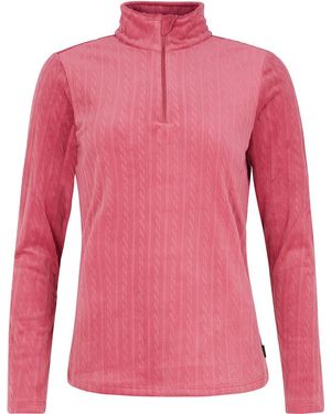 Protest Rollkragenpullover PRTGAIL 1/4 zip active top Rose Dust - Pink