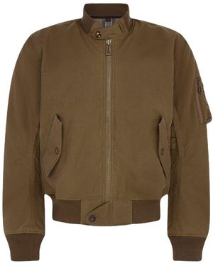 Belstaff Motorradjacke Brecon Motorrad Wachsjacke protektoren - Braun