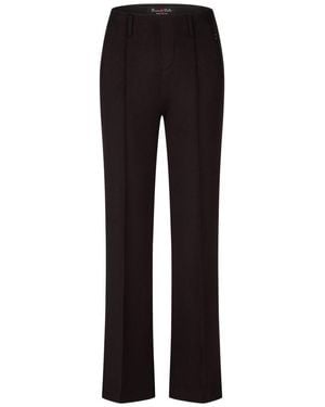 Buena Vista Marlene-Hose – Weite hose mit stilvollen Details - Schwarz