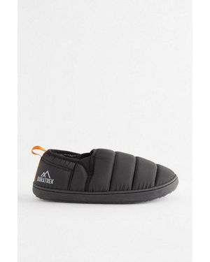 Next Duratek Gepolsterte Pantoffeln Hausschuh - Schwarz