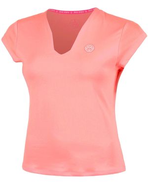 BIDI BADU T-Shirt Out of Control V-Neck - Pink