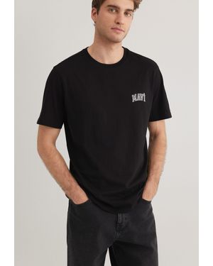 Mavi T-Shirt Logo Tee - Schwarz