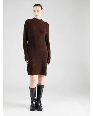 Vila Strickkleid VITysla (1-tlg) Plain/ohne Details - Braun