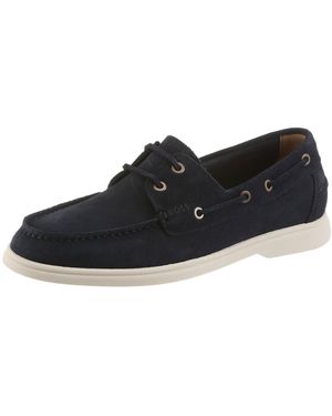 BOSS Sienne_Boat Bootsschuh Freizeitschuh, Halbschuh, Schnürschuh - Schwarz