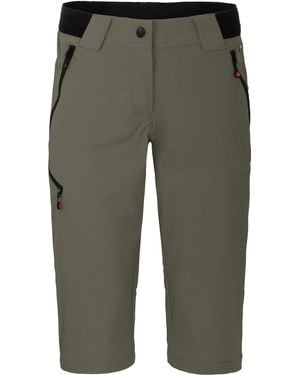 Bergson Outdoorhose VIDAA COMFORT Capri 3/4 Wanderhose - Grün