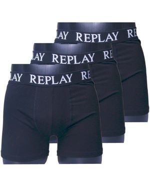 Replay Boxershorts in 3er Pack - Blau