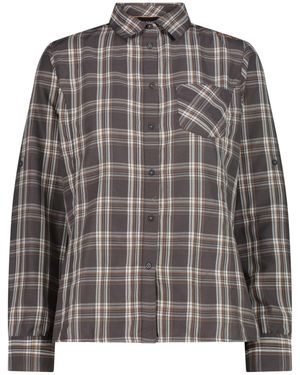 CMP Blusenshirt Bluse WOMAN SHIRT 34S5696 - Grau