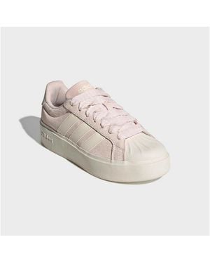 adidas Streettalk Bold Plateausneaker Inspiriert Vom Design Des Adidas Superstar, Mit Leo Print - Schwarz