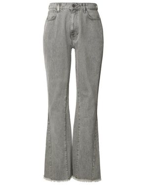 2Y Studios Bequeme Jeans Milu Flared Basic Jeans - Grau