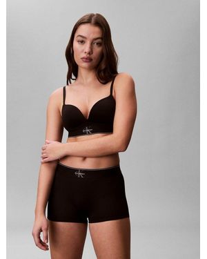Calvin Klein Bikinislip High Waist Bikini Körpernahe Passform Mit Elastischem Bund - Schwarz