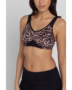 DORINA Sport-Bh Flex Mit Atmungsaktiven Mesh-Trägern - Schwarz