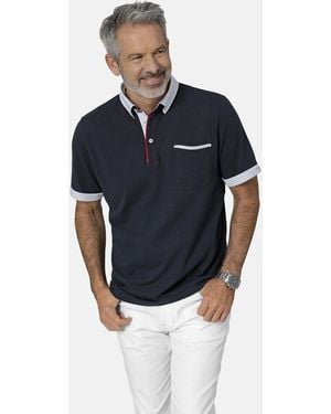 Babista Poloshirt FIOREZZENTO mit Brusttasche - Blau