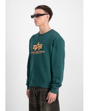Alpha Industries Sweater Basic Bl Sweatshirt - Grün