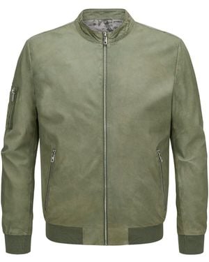 Milestone Lederjacke Lederblouson MsGiraldo - Grün