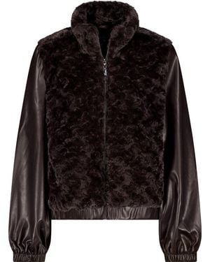 Monari Blusenblazer Jacke Coffee - Schwarz