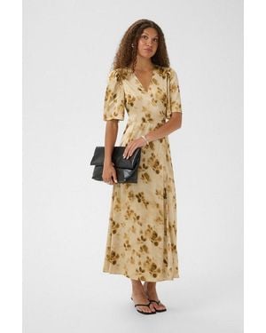 Kaffe Blusenkleid Kleid Kasadie - Mettallic