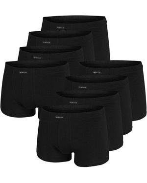 Tom Tailor Boxershorts Basic (4-St) hochwertig, bequem, formstabil und knitterfrei im 8er SPARPACK - Schwarz