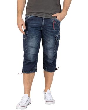 Timezone Jeansshorts LOOSE MILESTZ SHORT aus Baumwollmix - Blau