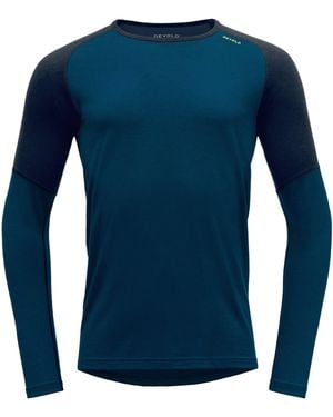 Devold Jakta Merino 200 Shirt Man - Blau