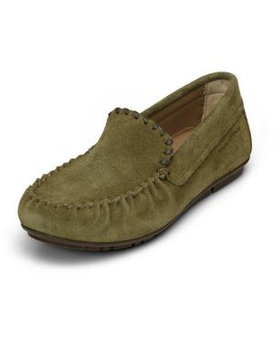 Marc O' Polo Aus Weichem Veloursleder Mokassin - Grün