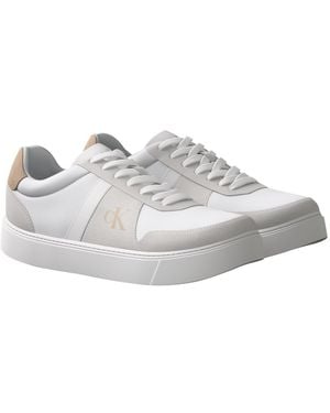 Calvin Klein Classic Cups Lace Mix Emb Tongue Sneaker Freizeitschuh, Halbschuh, Schnürschuh Mit Ck-Label - Schwarz