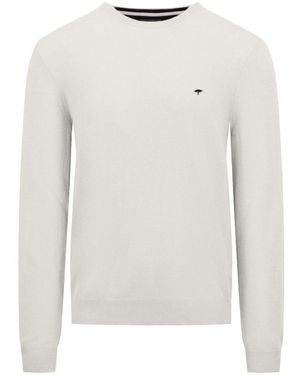 Fynch-Hatton Longpullover - Weiß