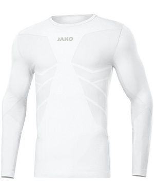 JAKÒ Kapuzenpullover 6455 Longsleeve Comfort 2.0 - Weiß