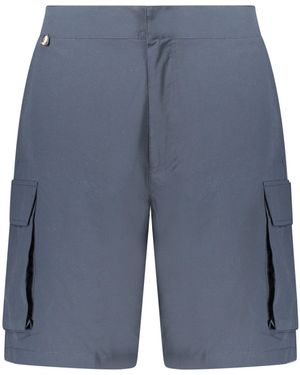 K-Way 5-Pocket-Hose Blaue -Bermuda-Shorts mit elastischem Bund und Taschen