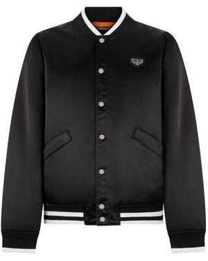 Philipp Plein Blouson Logo - Schwarz