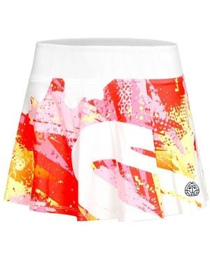 BIDI BADU Tennisrock Wild Arts Printed Wavy Skort - Rot