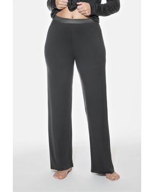 Mey Schlafhose Serie Pure Chic Uni (1-tlg) - Schwarz