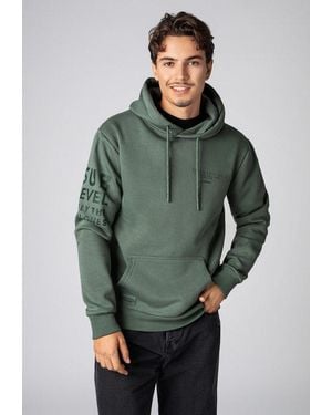 Sublevel Hoodie Herren Kapuzenpullover Mit Print Sweater, Kapuzensweatshirt Mit Kängurutasche Und Kapuze, Oversized - Grün