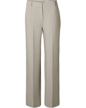 SELECTED Stoffhose - Grau
